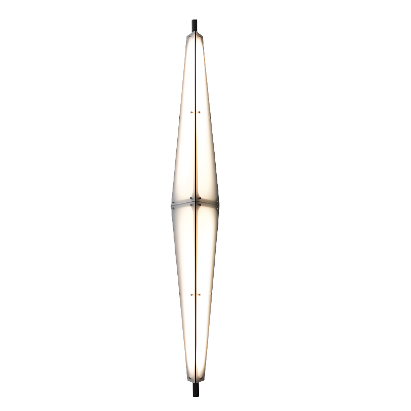 Modern Geometric White Acrylic LED Outdoor Wall Sconce