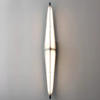 Modern Geometric White Acrylic LED Outdoor Wall Sconce