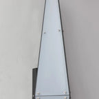 Modern Geometric White Acrylic LED Outdoor Wall Sconce