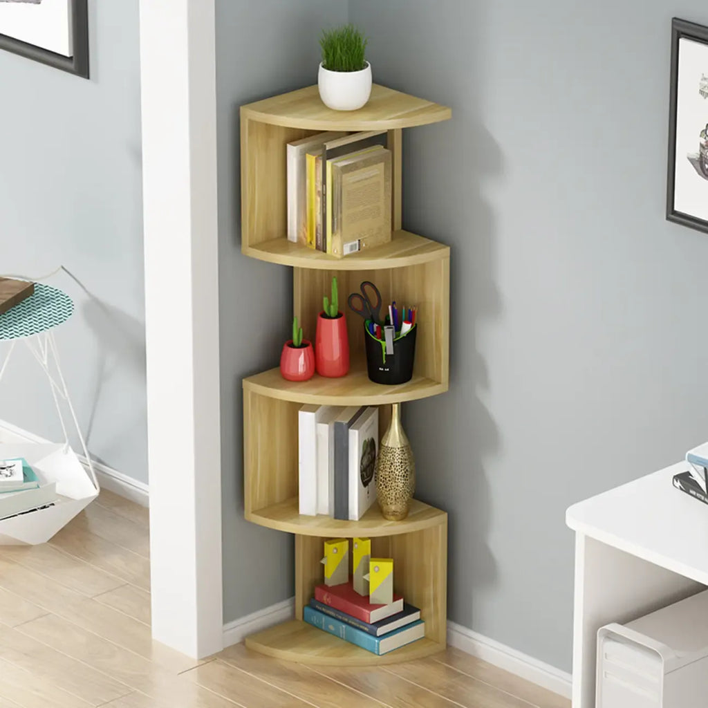 Modern Black White Wooden Living Room Corner Cabinet