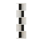 Modern Black White Wooden Living Room Corner Cabinet