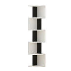 Modern Black White Wooden Living Room Corner Cabinet