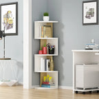 Modern Black White Wooden Living Room Corner Cabinet