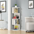 Modern Black White Wooden Living Room Corner Cabinet