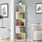 Modern Black White Wooden Living Room Corner Cabinet