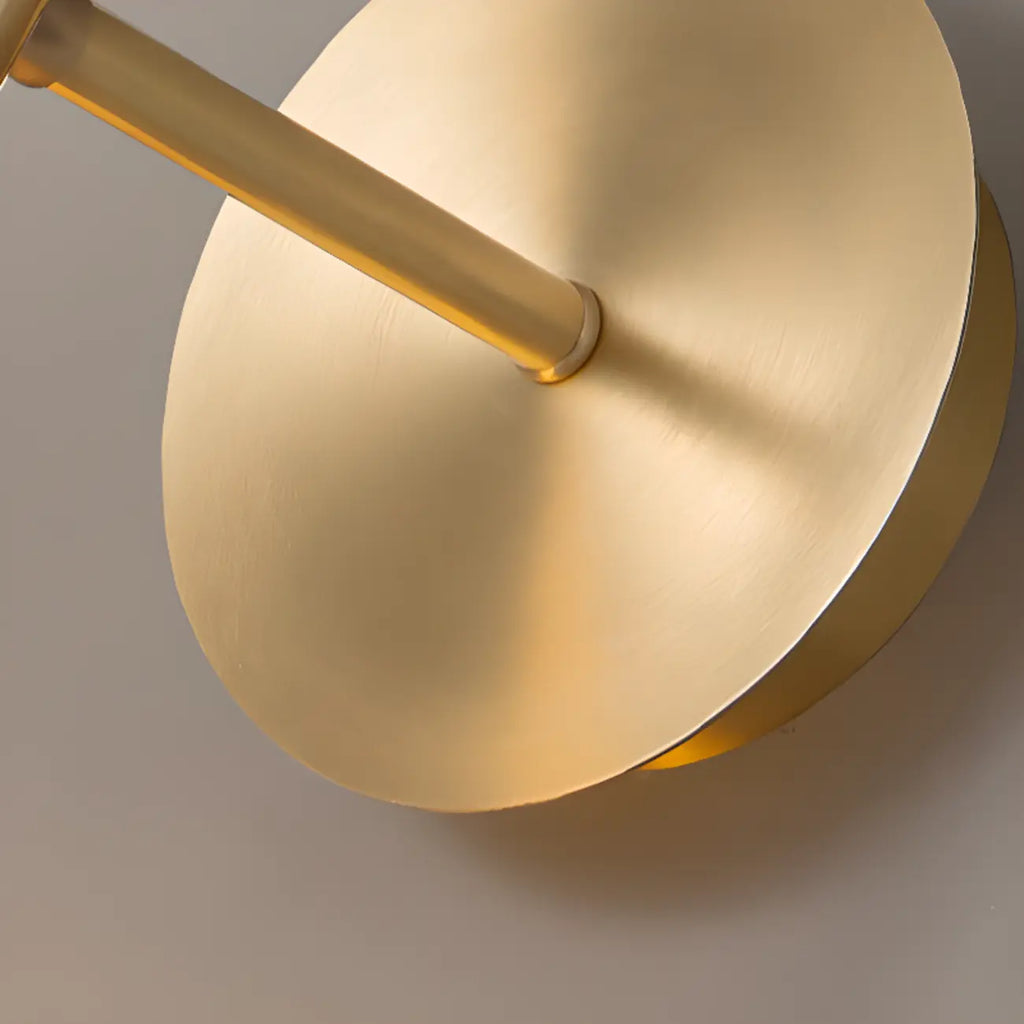 Modern Metal Acrylic Ball 4-Light Wall Sconce