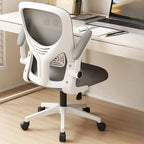 Ergonomic Black White Mesh Adjustable Office Chair