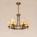 Adjustable Metal Vintage Hoop Chandelier with Shade