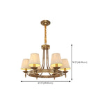 Adjustable Metal Vintage Hoop Chandelier with Shade