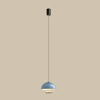 Modern Dimming Metal Hemispherical Pendant Light for Bedroom