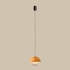 Modern Dimming Metal Hemispherical Pendant Light for Bedroom