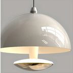 Modern Dimming Metal Hemispherical Pendant Light for Bedroom