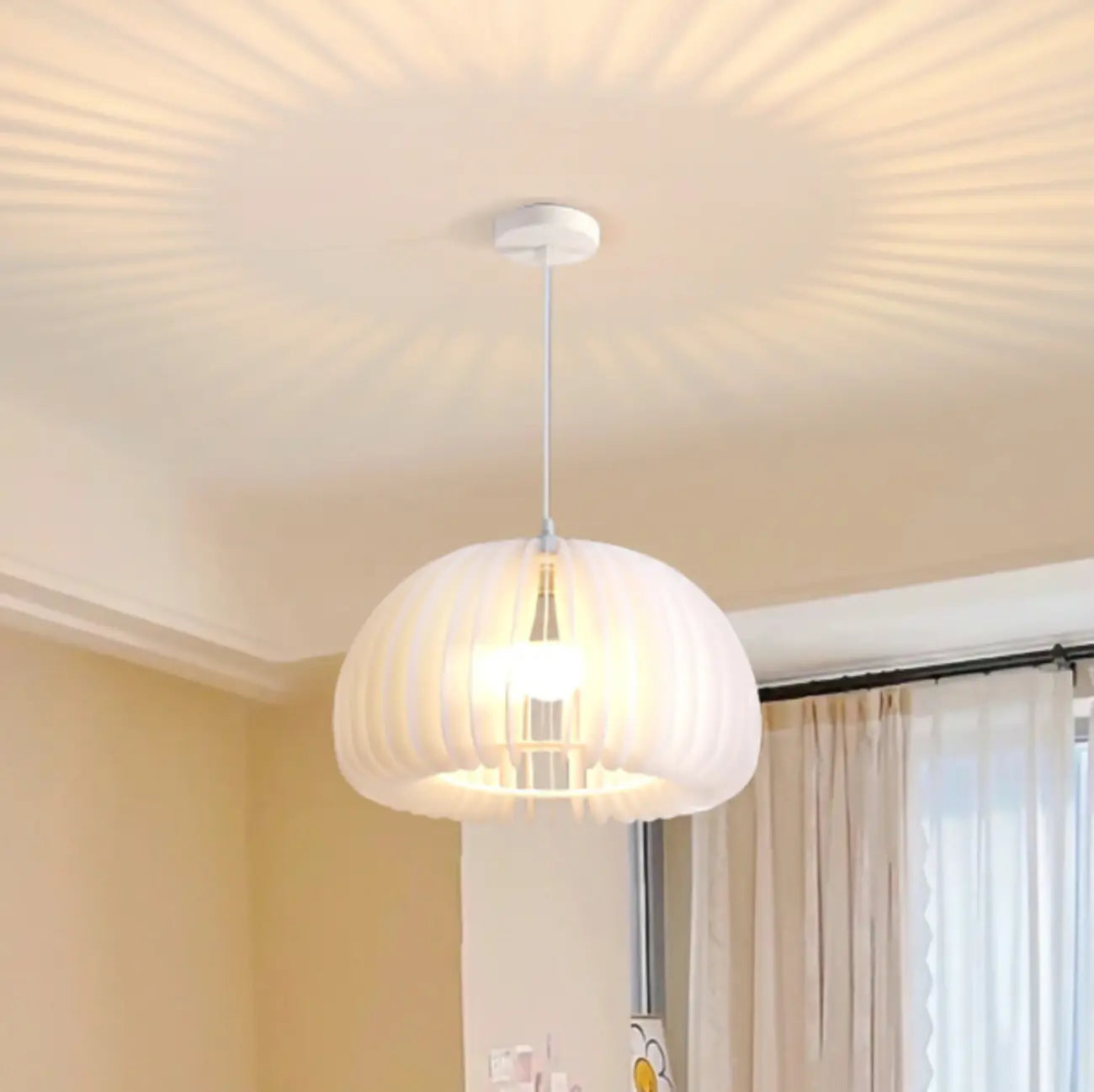 Modern White Acrylic Pendant Light for living Room