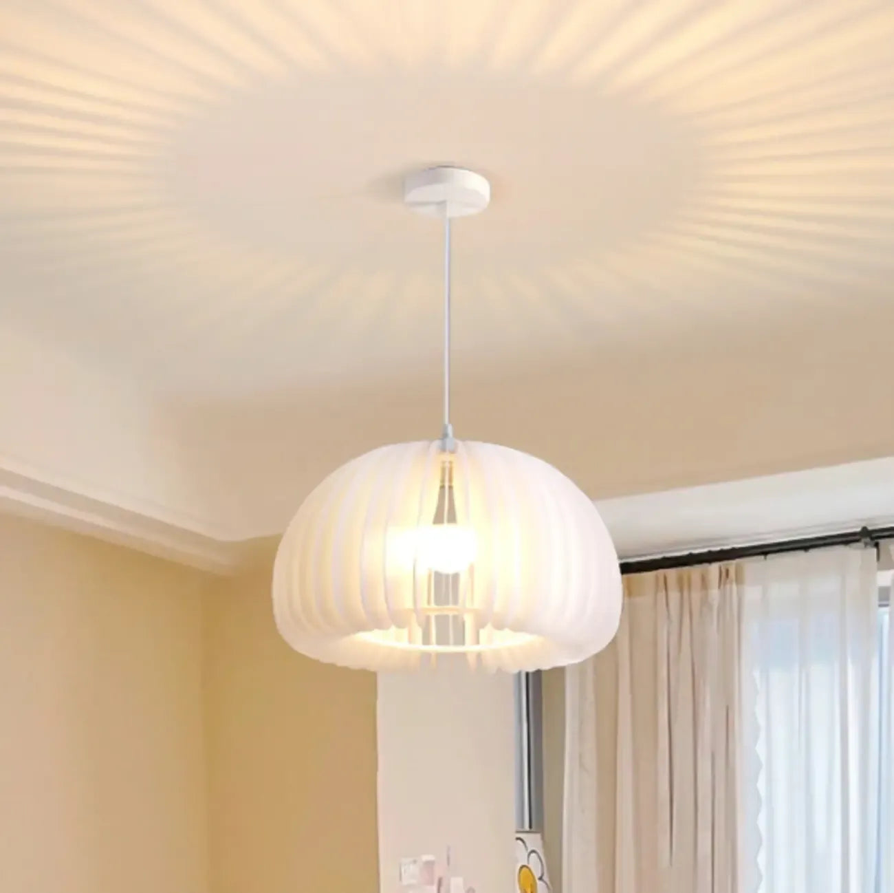 Modern White Acrylic Pendant Light for living Room