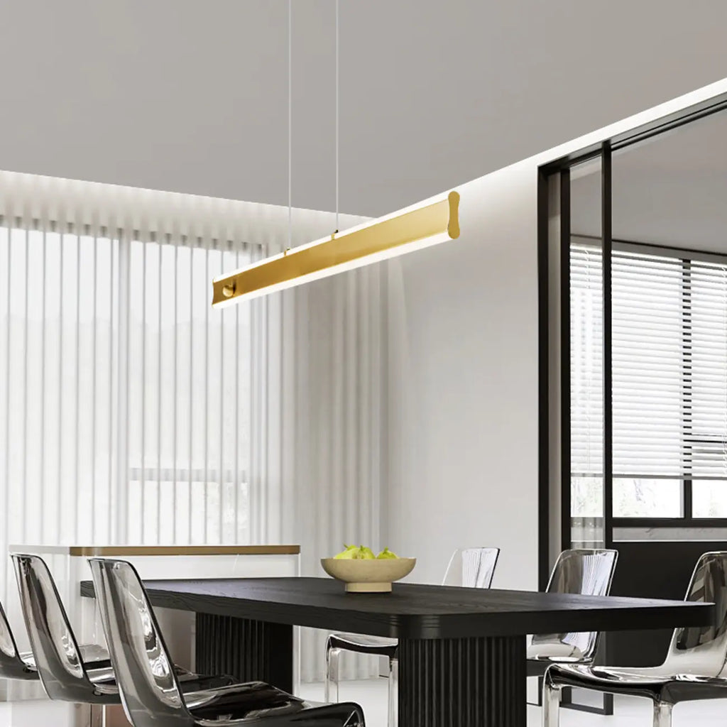 Modern Metal Geometric Island Light for Kitchen Area
