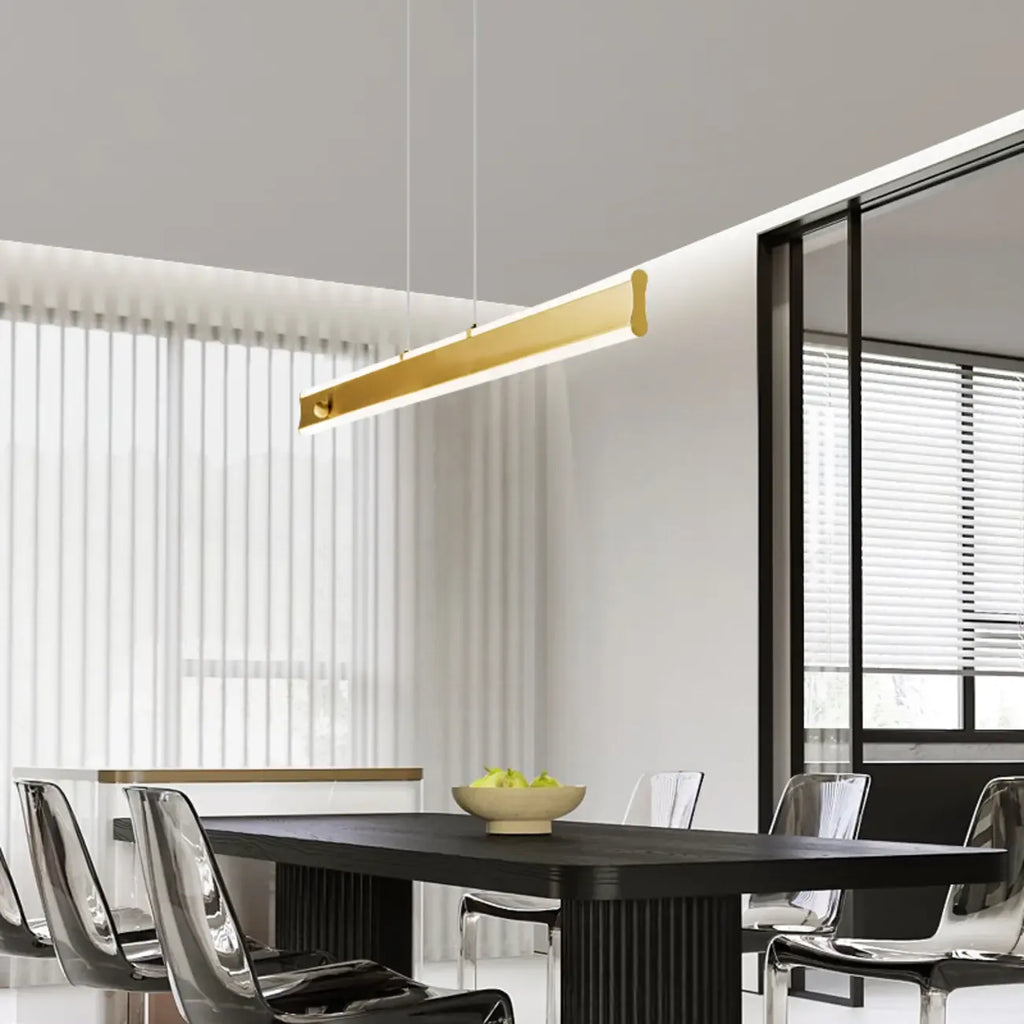 Modern Metal Geometric Island Light for Kitchen Area
