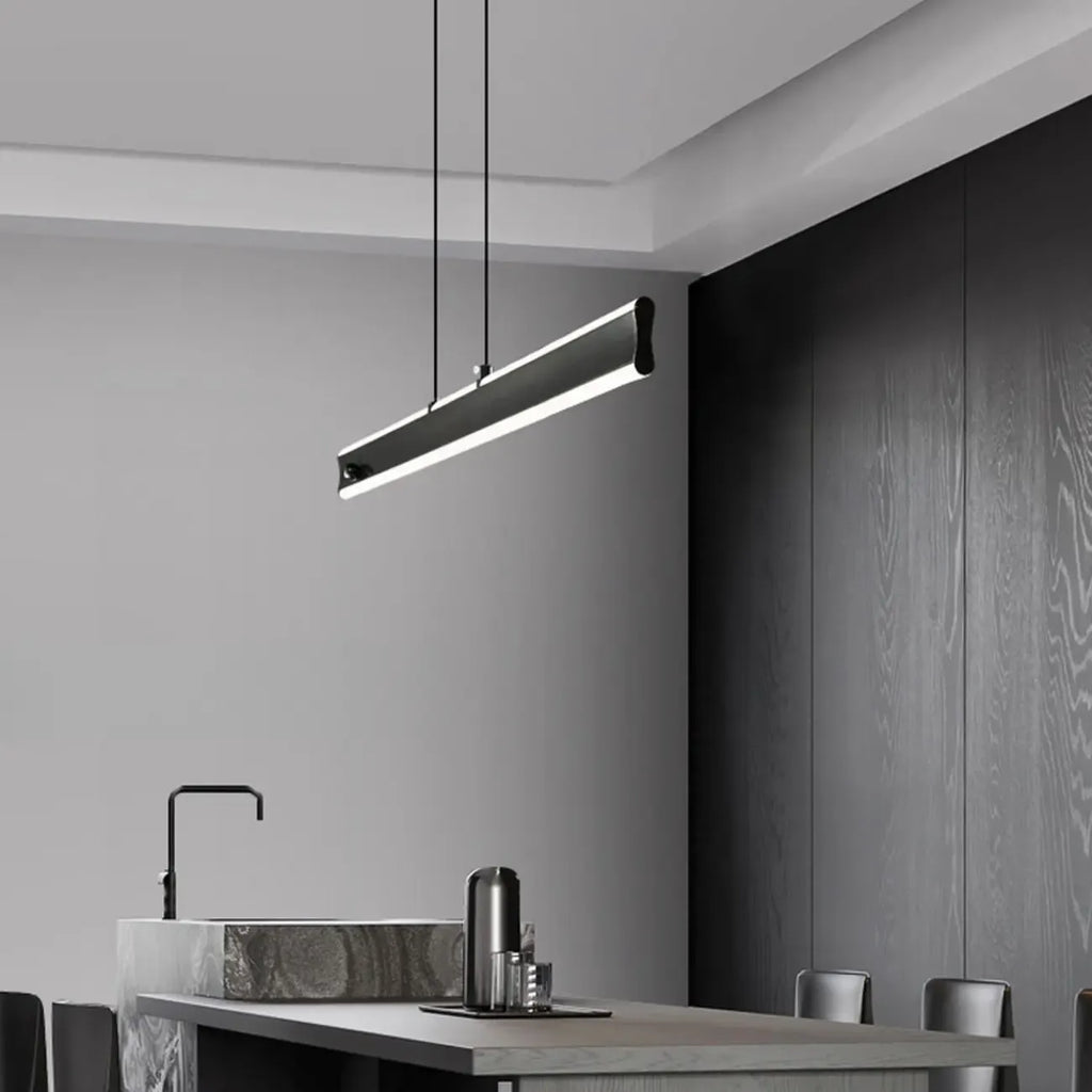 Modern Metal Geometric Island Light for Kitchen Area