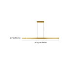 Modern Metal Geometric Island Light for Kitchen Area
