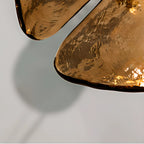 Modern Rope Amber Glass Hanging Pendant Lights for Kitchen