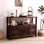 Rustic Storage Wooden Sideboard with Multi Drawers