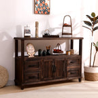 Rustic Storage Wooden Sideboard with Multi Drawers