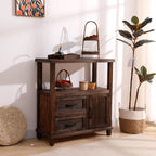 Rustic Storage Wooden Sideboard with Multi Drawers