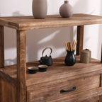 Rustic Storage Wooden Sideboard with Multi Drawers