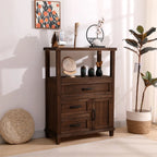 Rustic Storage Wooden Sideboard with Multi Drawers