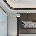Industrial Metal Swing Arm Bowl Shade Wall Light
