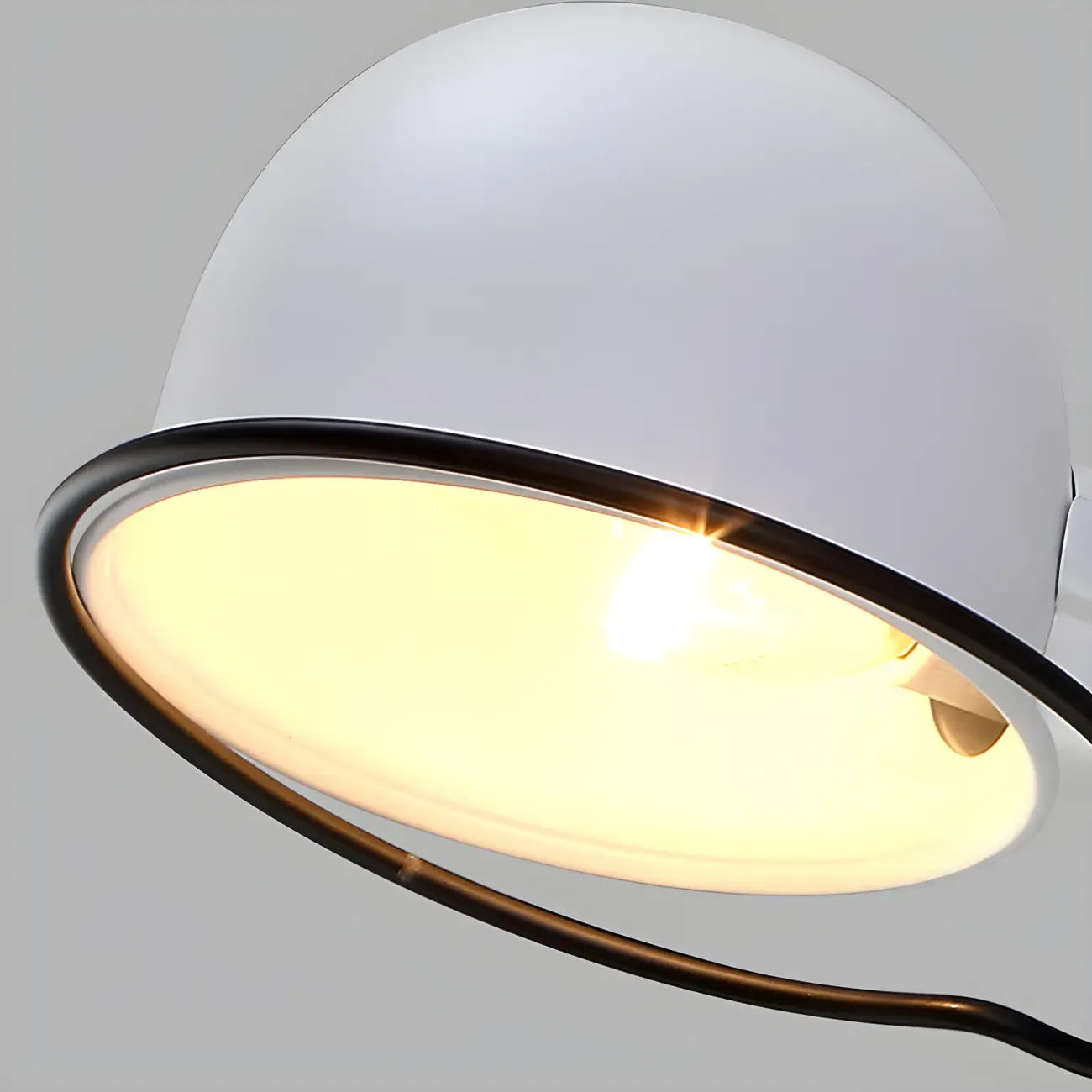 Industrial Metal Swing Arm Bowl Shade Wall Light