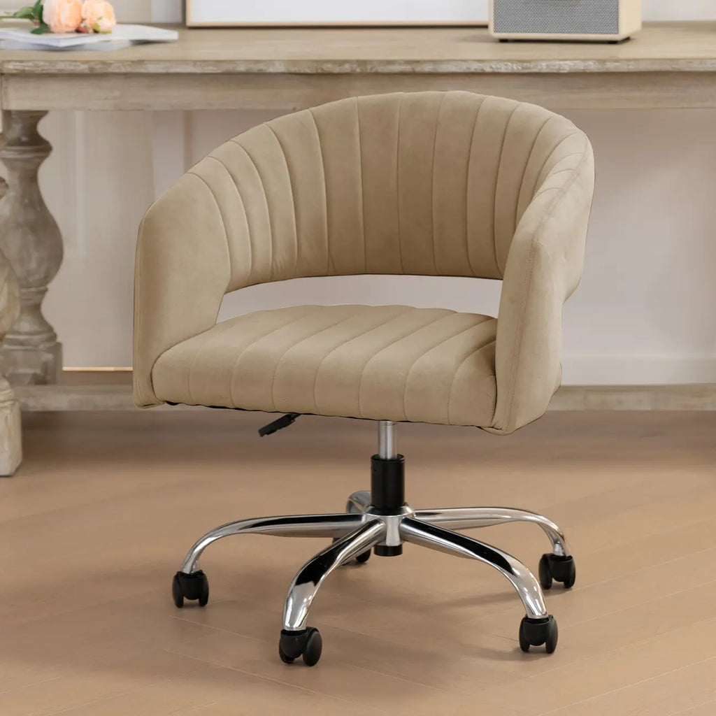 Modern Minimalist Fabric Ergonomic Swivel Office Chair