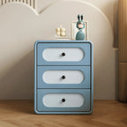 Modern Simple Off-White 3 Drawer Nightstand