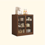 Modern Art Deco Wood Buffet Sideboard with Storage