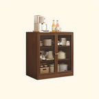 Modern Art Deco Wood Buffet Sideboard with Storage