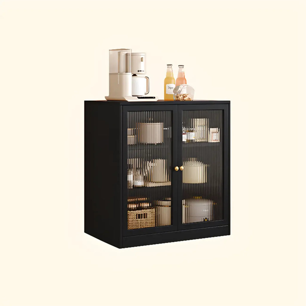 Modern Art Deco Wood Buffet Sideboard with Storage