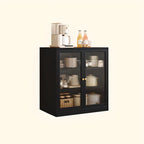 Modern Art Deco Wood Buffet Sideboard with Storage