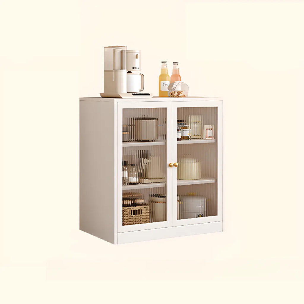 Modern Art Deco Wood Buffet Sideboard with Storage