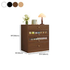 Modern Art Deco Wood Buffet Sideboard with Storage