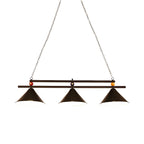 Rustic Metal 3-Light Pendant Light for Game Room