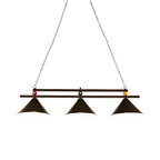 Rustic Metal 3-Light Pendant Light for Game Room