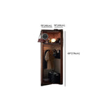 Modern Sepia Wooden Nook Cabinet for Living Room Décor