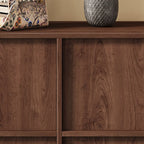 Mid-Century Modern Solid Wood Shoe Storage with 4 Tiers