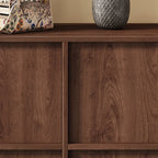Mid-Century Modern Solid Wood Shoe Storage with 4 Tiers