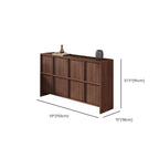 Mid-Century Modern Solid Wood Shoe Storage with 4 Tiers