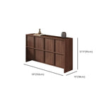 Mid-Century Modern Solid Wood Shoe Storage with 4 Tiers