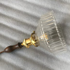 Industrial Clear Glass Hanging Pendant Light for Kitchen