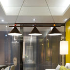 Rustic Metal 3-Light Pendant Light for Game Room