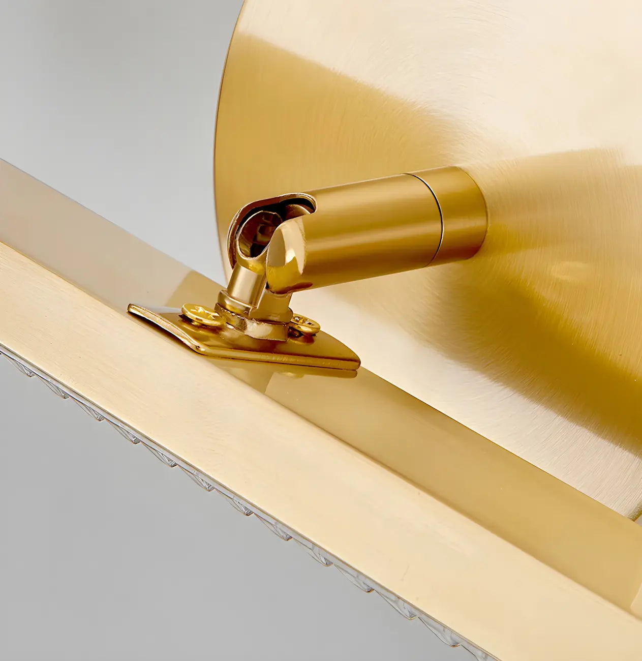 Elegant Linear LED Vanity Light with Gold Accent for Bathroom