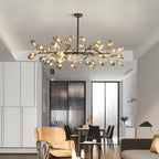 Modern Gold Metal Fireflies Island Pendant Light
