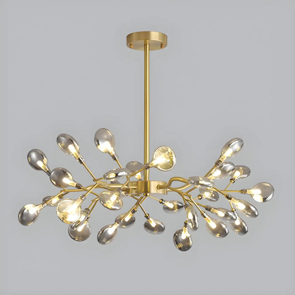 Modern Gold Metal Fireflies Island Pendant Light